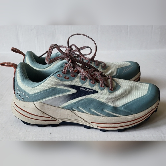 Brooks Cascadia 16 Running Shoes Women's Size 9.5 Blue and Grey - Picture 5 of 13